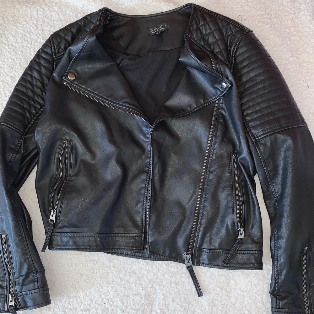 TOPSHOP leather Jacket